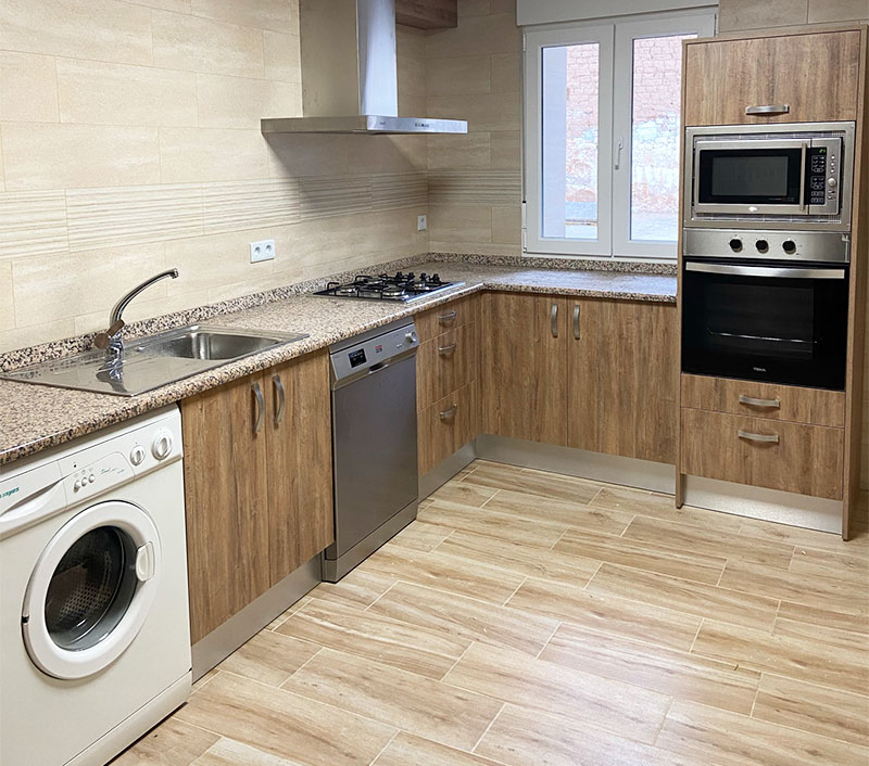 Trabajos en muebles de cocina